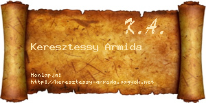 Keresztessy Armida névjegykártya